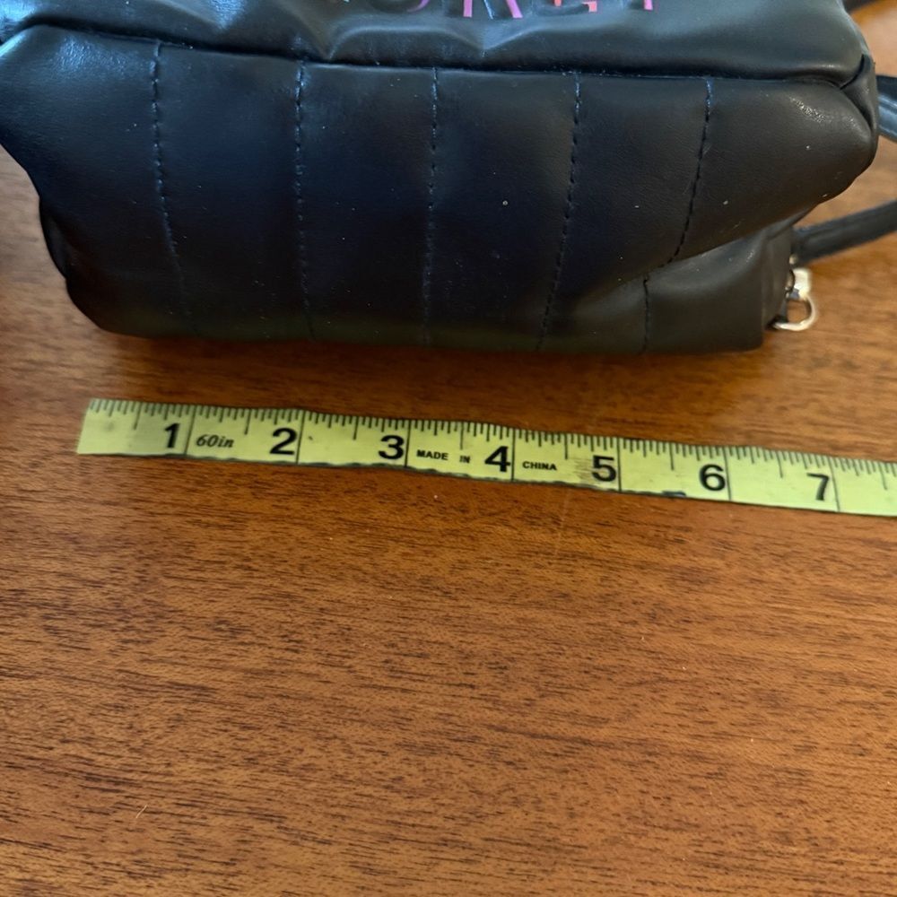 Victoria's Secret Small Black Backpack with Colorful Logo - Picture 11 of 15